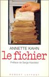 Le fichier - Annette Kahn