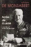 Notes de Guerre - Général de Monsabert